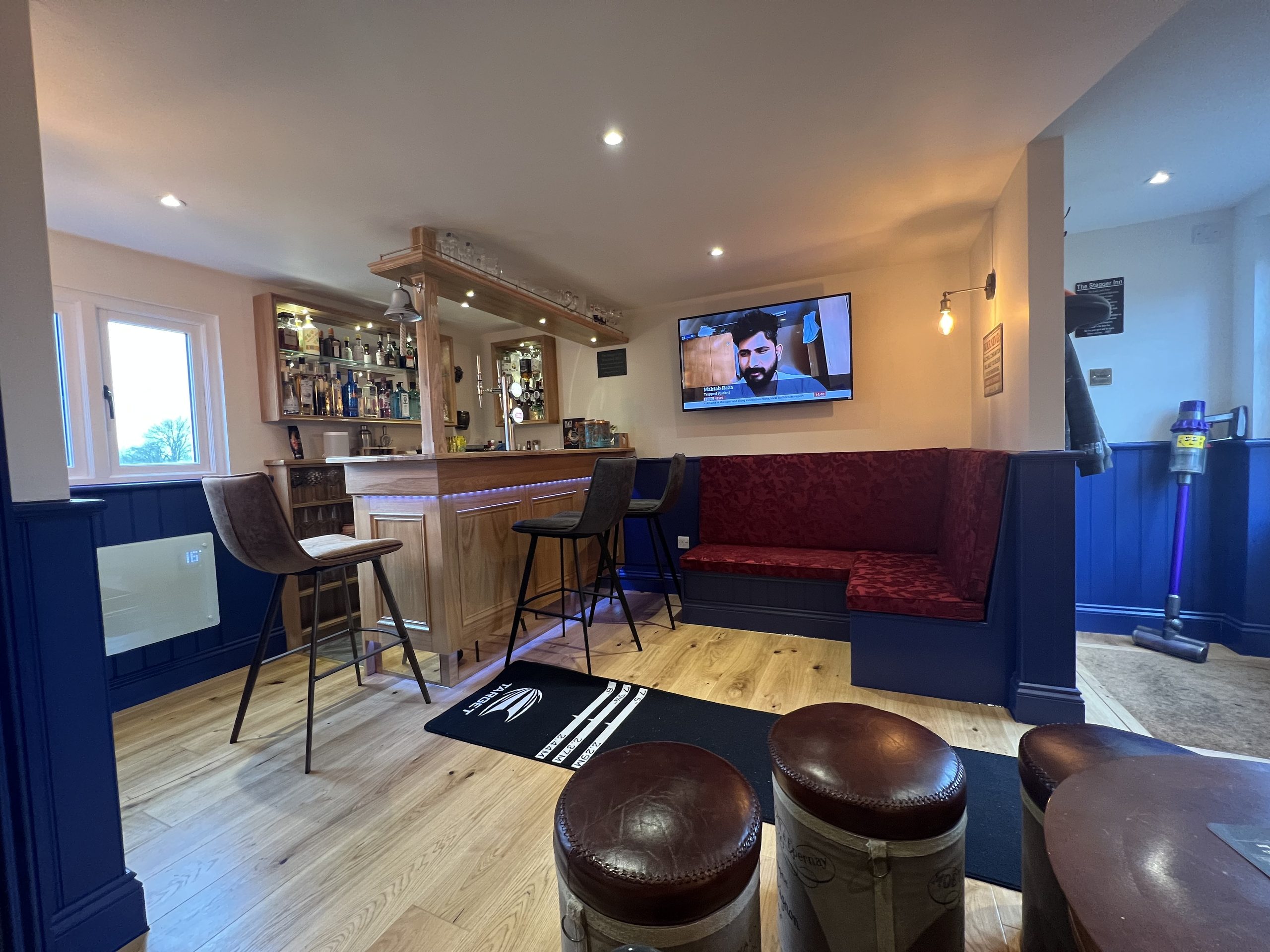 Garden room and home bar in Felsham by Doughty Carpentry